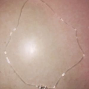 White gold filled necklace
